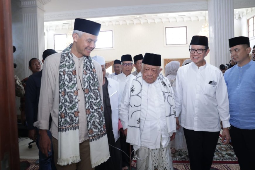 Ganjar Silaturahmi dengan H. Halim Palembang, Bahas Hak Tanah Rakyat hingga Perlindungan Perkerja