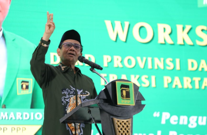 Cawapres Mahfud MD: Pemilu 2024 Suara PPP Insya Allah akan Naik