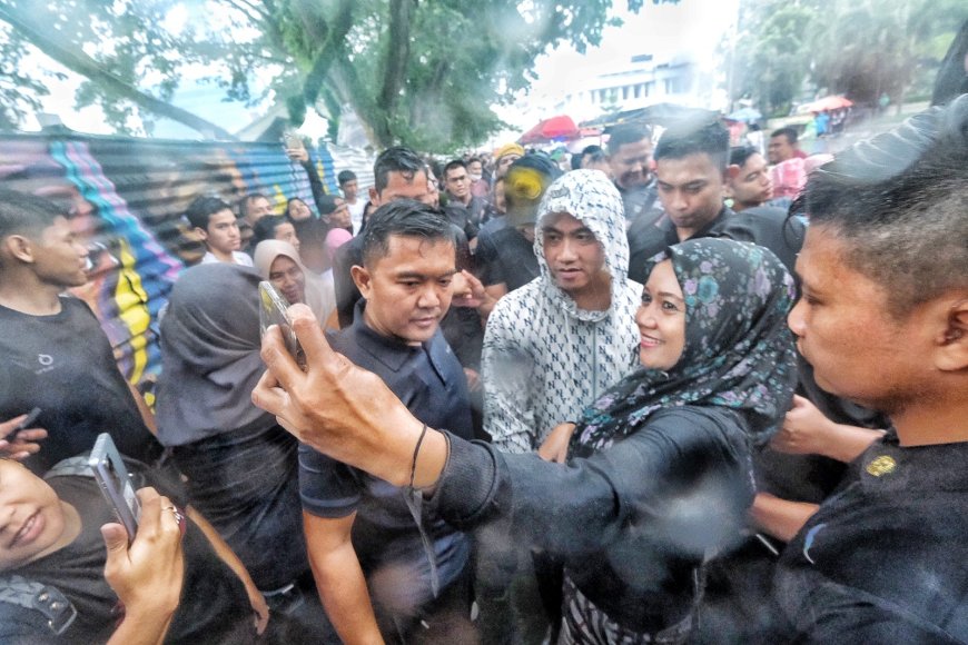 Gibran Kumpul Bareng Warga saat Car Free Day di Medan