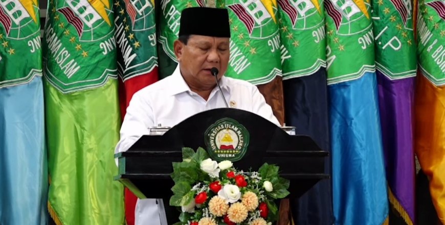 Di UNISMA Malang Prabowo: Di Usia Saya Sekarang Saya Masih Belajar Setiap Hari