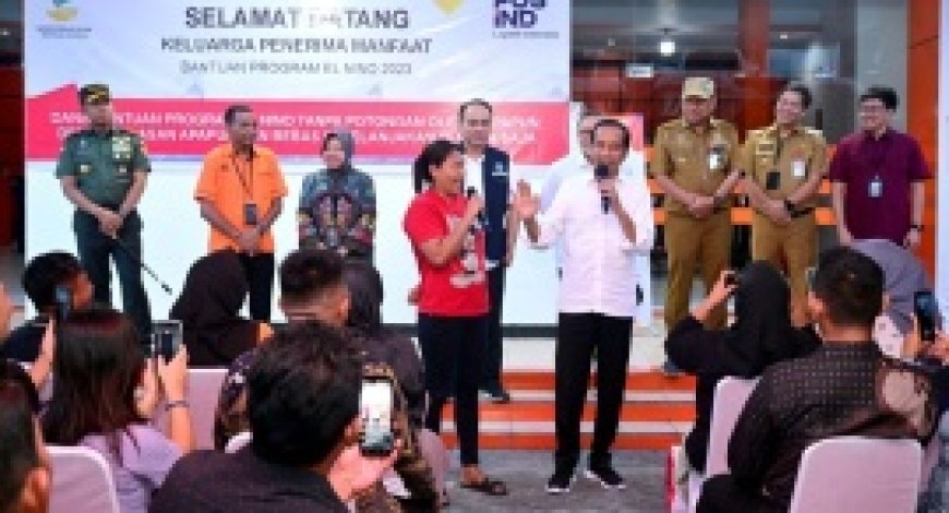 Presiden Jokowi Sapa Warga Manado dan Pastikan BLT El Nino Tersalurkan Baik