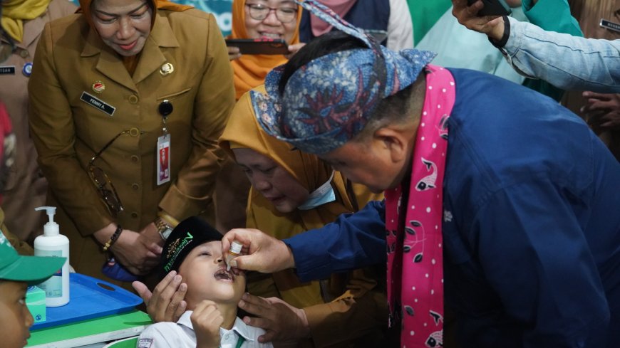 Sub PIN Polio Dilaksanakan Serentak di 3 Wilayah Mulai Hari Ini