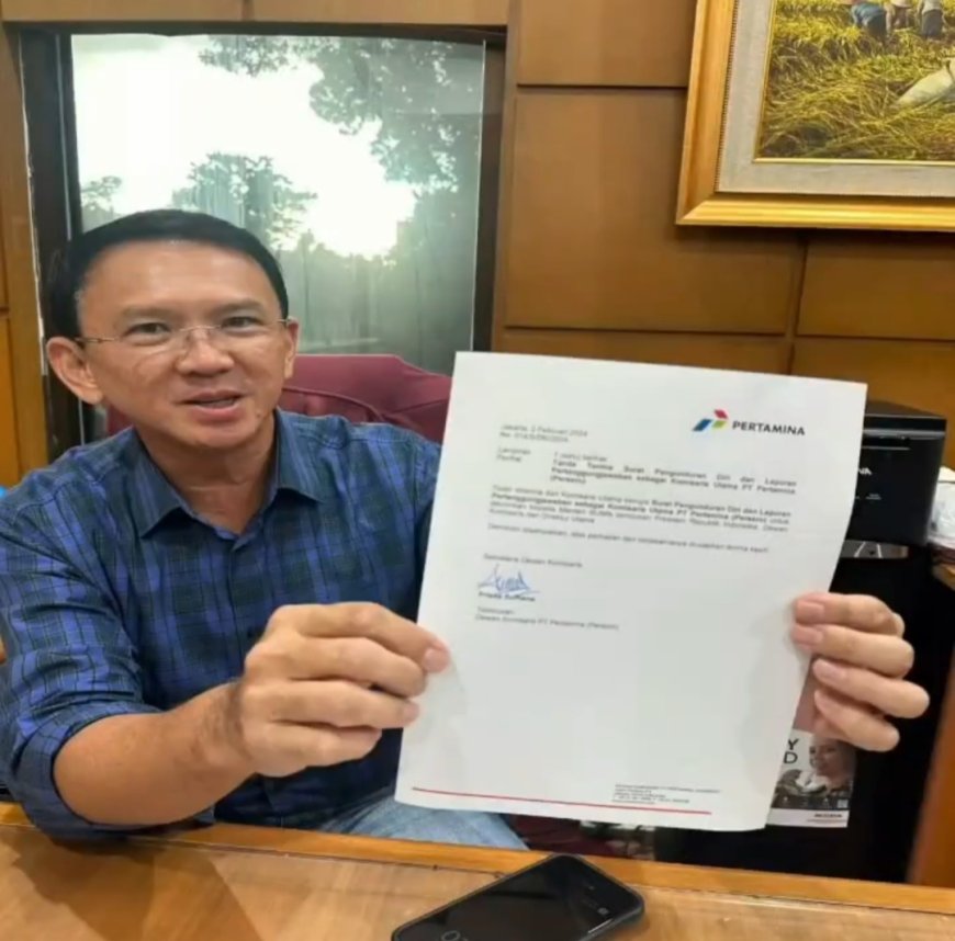 Ahok Mundur dari Komut Pertamina Demi Ganjar-Mahfud