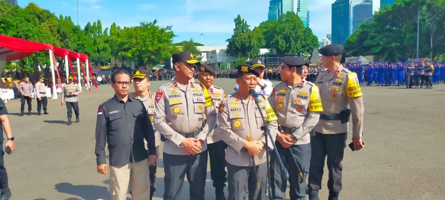 Polda Metro Kerahkan 4.744 Personel Kawal TPS di Jakarta saat Pencoblosan