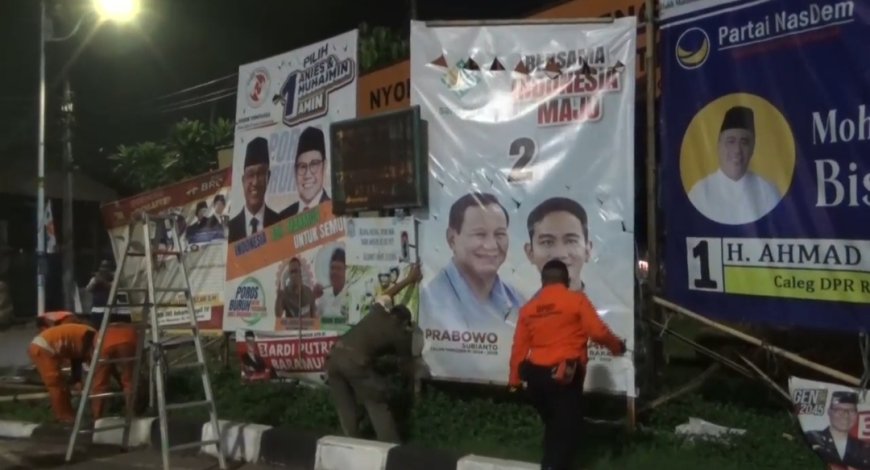 Masa Tenang Satpol Pp Tertibkan 309 Ribu Apk Pemilu 2024 Di Jakarta