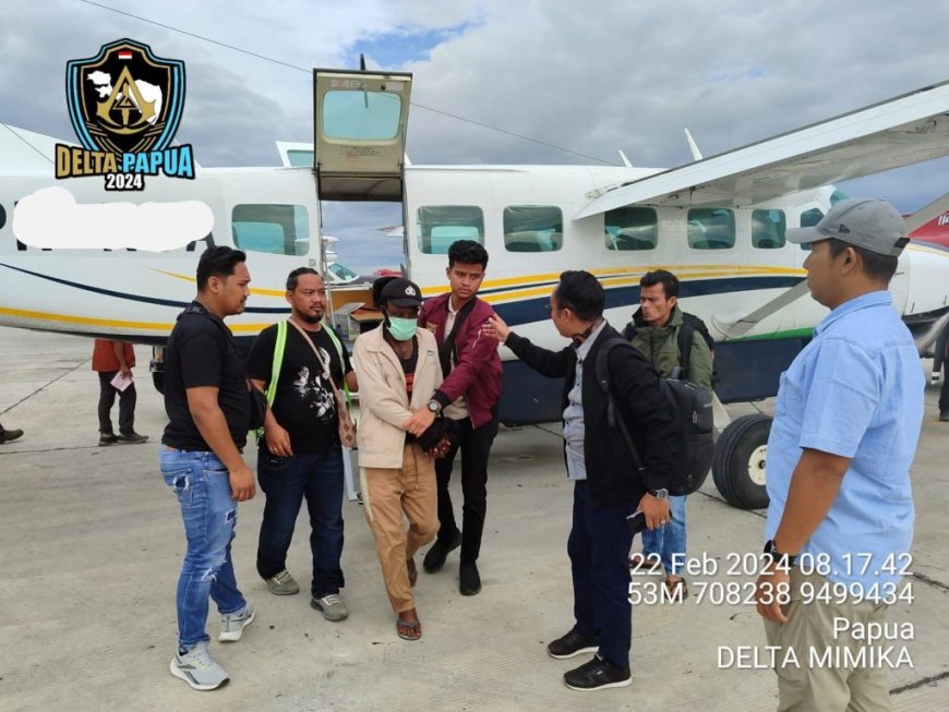 Tersangka KKB Alenus Tabuni Dipindahkan dari Ilaga ke Timika