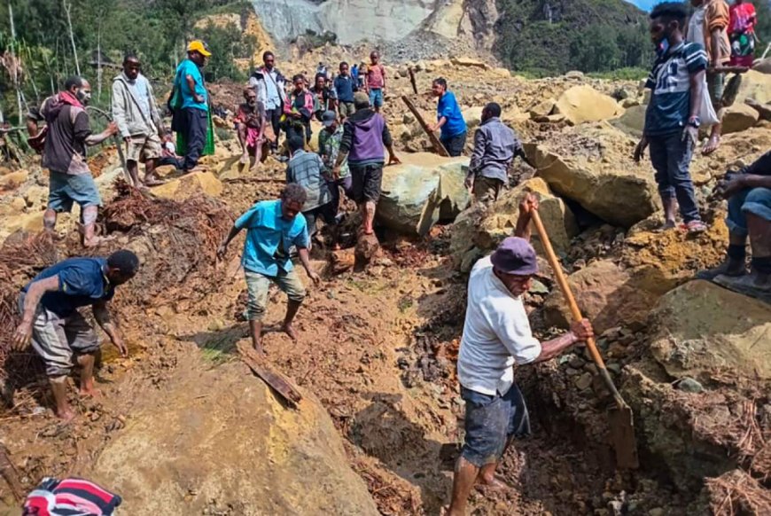 Tanah Longsor, 670 Orang Terkubur Hidup-Hidup Di Papuanugini