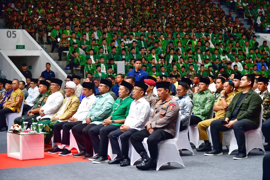 Panglima TNI Dampingi Presiden Joko Widodo Hadiri Harlah Ke-90 GP Ansor