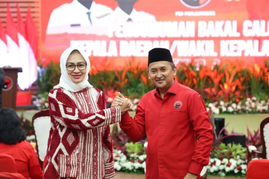 Airin Rachmi Resmi Didukung PDIP di Pilgub Banten 2024