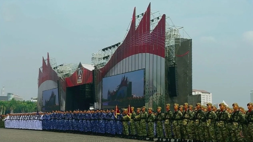 HUT Ke-79 TNI Berlangsung Meriah Digelar di Monas